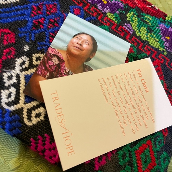 Trades of Hope Colorful Geometric Bag - Picture 2 of 5